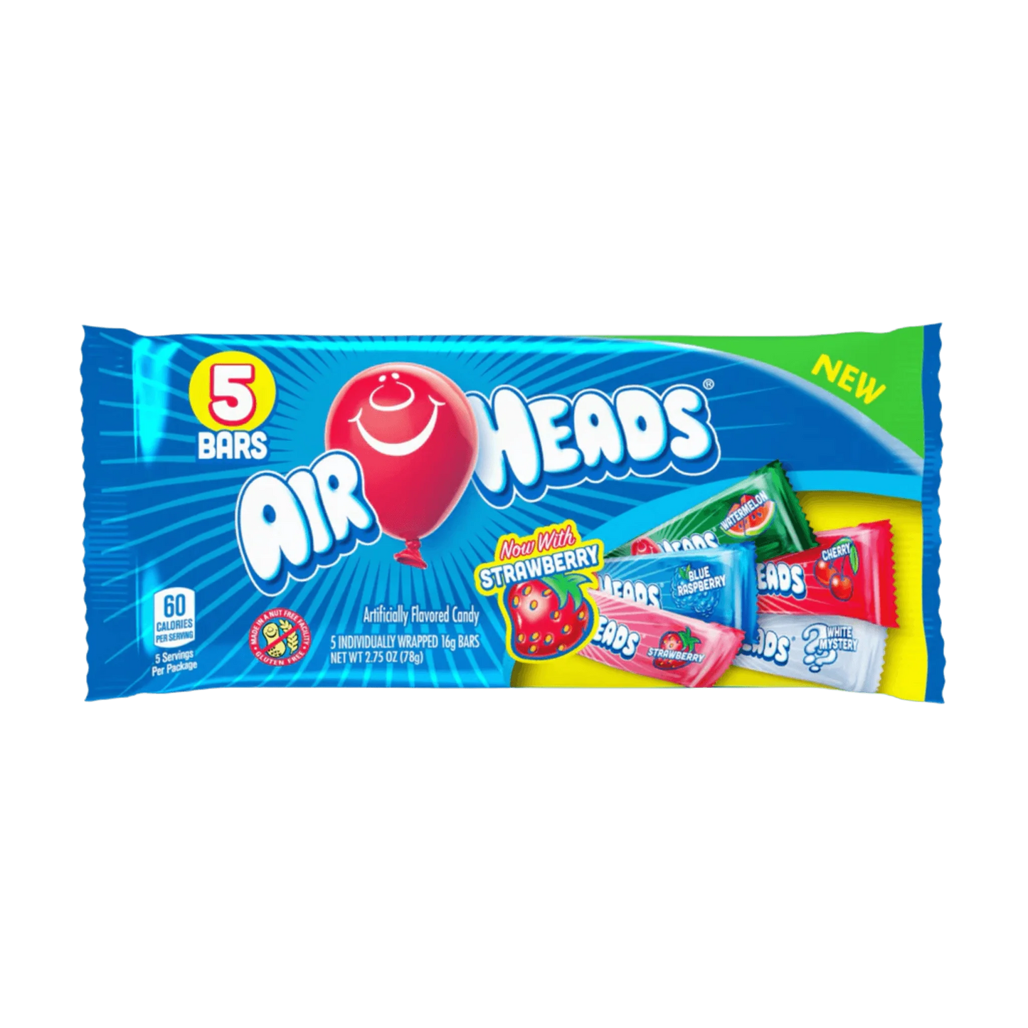 Airheads 5 Bar Pack (Met Strawberry!)