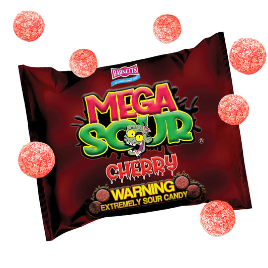 Barnetts Mega Sour Candy Cherry 104gr