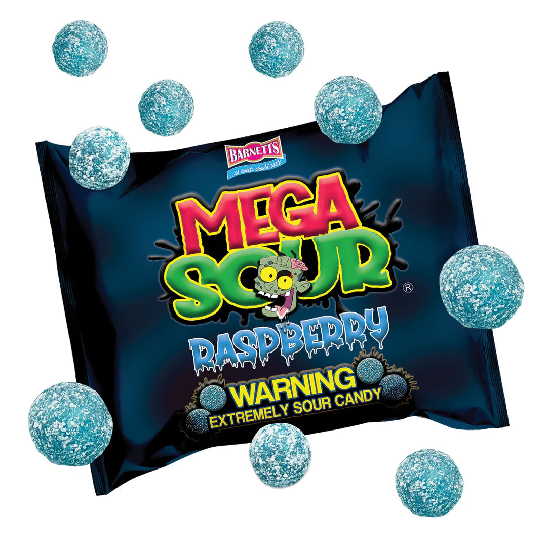 Barnetts Mega Sour Candy Raspberry