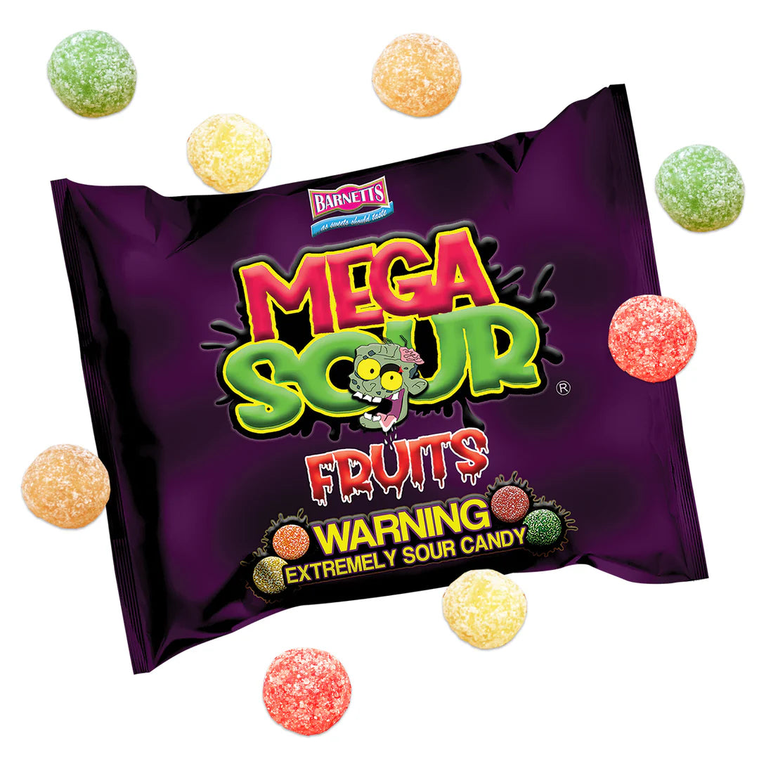 Barnetts Mega Sour Candy Fruits 104gr