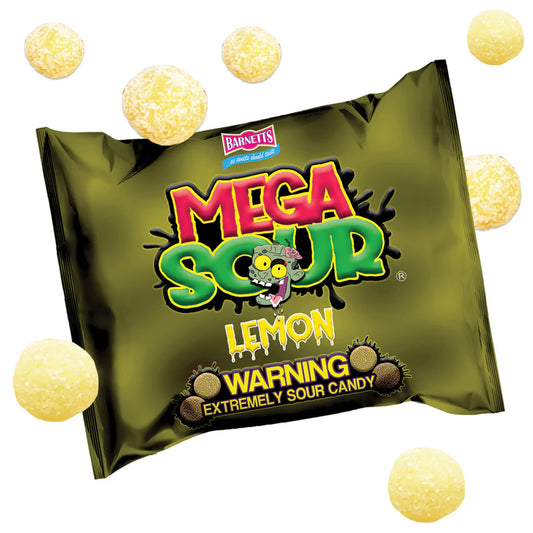 Barnetts Mega Sour Candy Lemon 104gr.