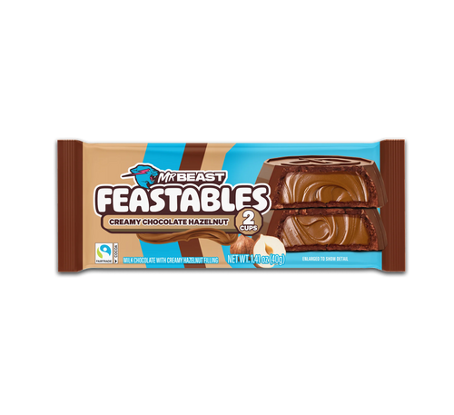 Mr. Beast Feastables Creamy Hazelnut Cups