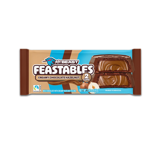 Mr. Beast Feastables Creamy Hazelnut Cups