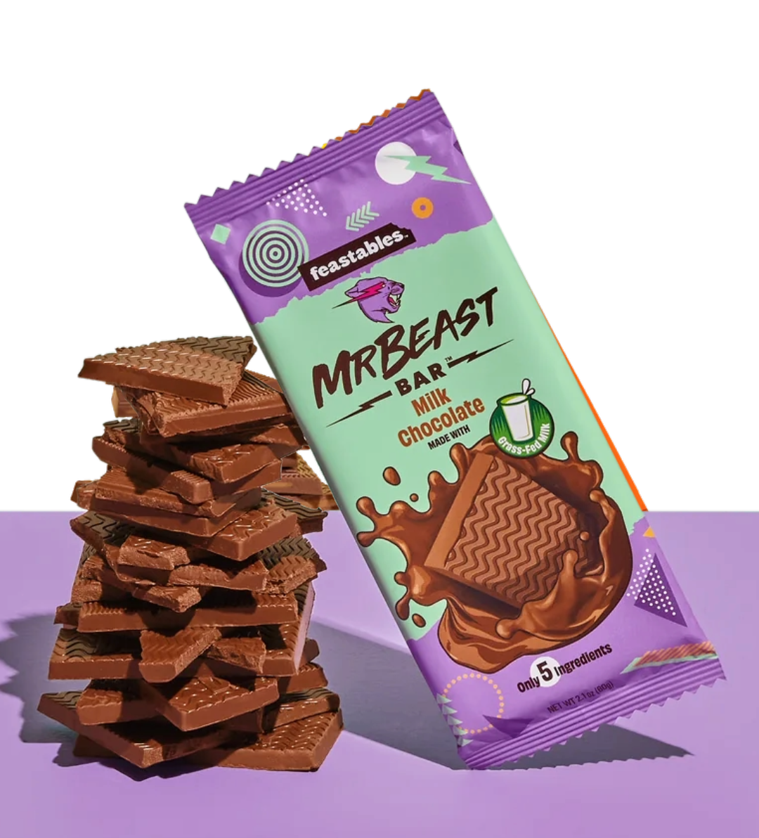 Barre de chocolat Mr. Beast - Chocolat original