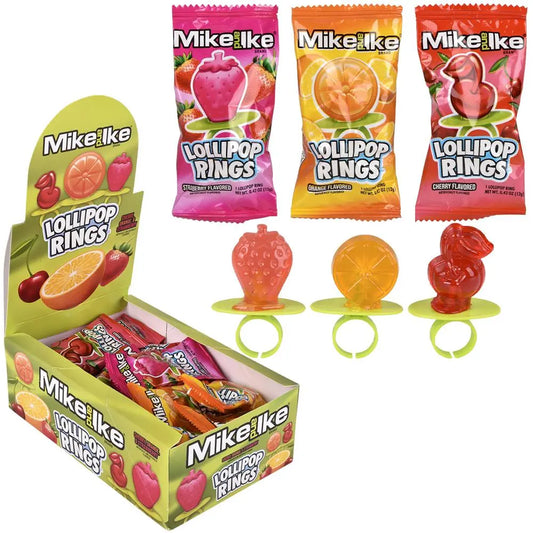 Mike and Ike Lollipop Rings (1 Stuk)