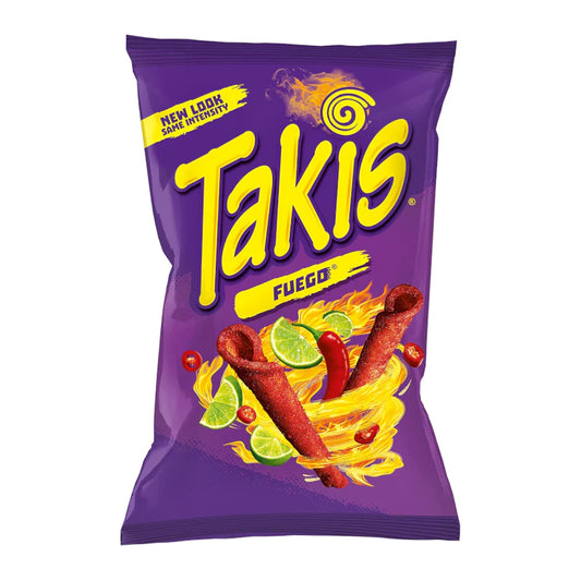 À consommer de préférence avant le 06/09 Takis Fuego 140 grammes (Grand Sachet)