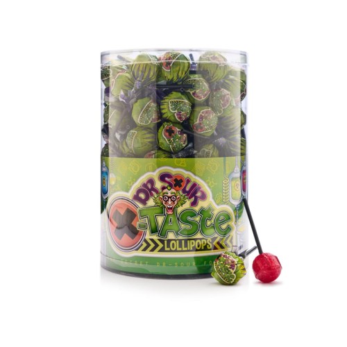 Dr. Sour X-Taste Lollipop (1stuk)