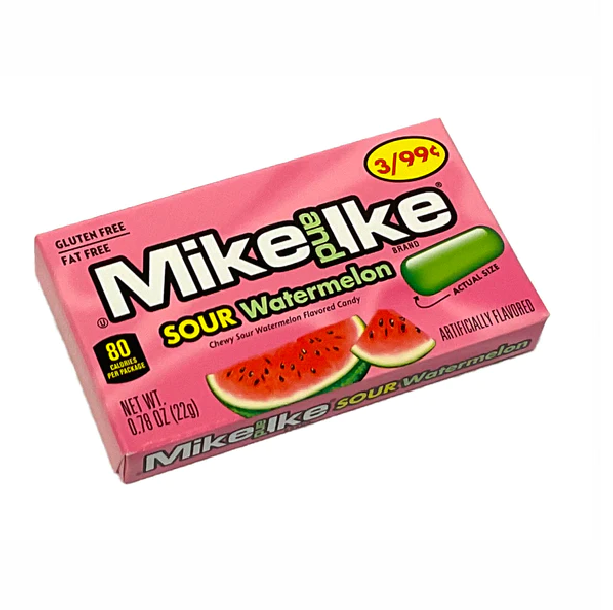 Mike &amp; Ike Pastèque Sour Mini 22gr.