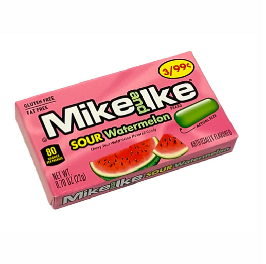 Mike &amp; Ike Pastèque Sour Mini 22gr.