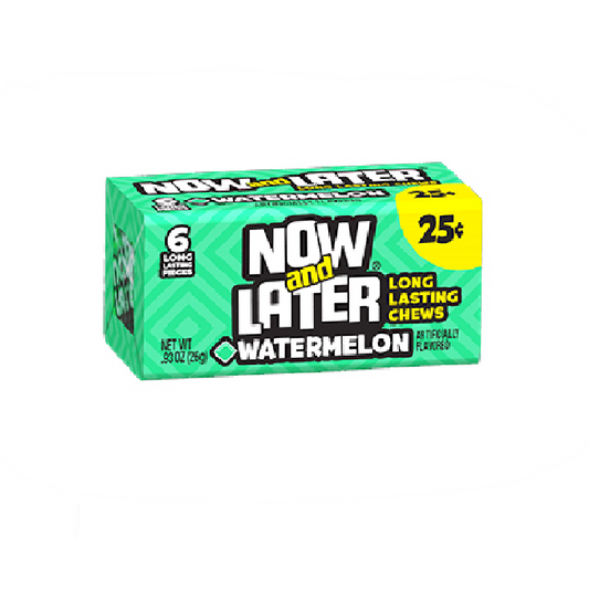 Pastèque Now &amp; Later (6 pièces)